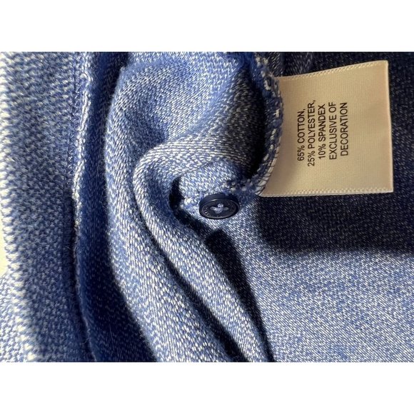 Blue Tayiorbyrd Polo Size Large - Picture 6 of 7